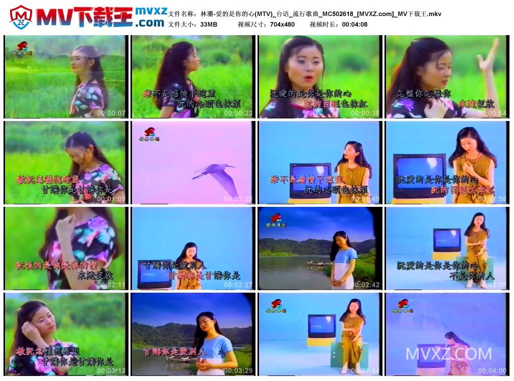 林珊-爱的是你的心(MTV)_台语_流行歌曲_MC502618